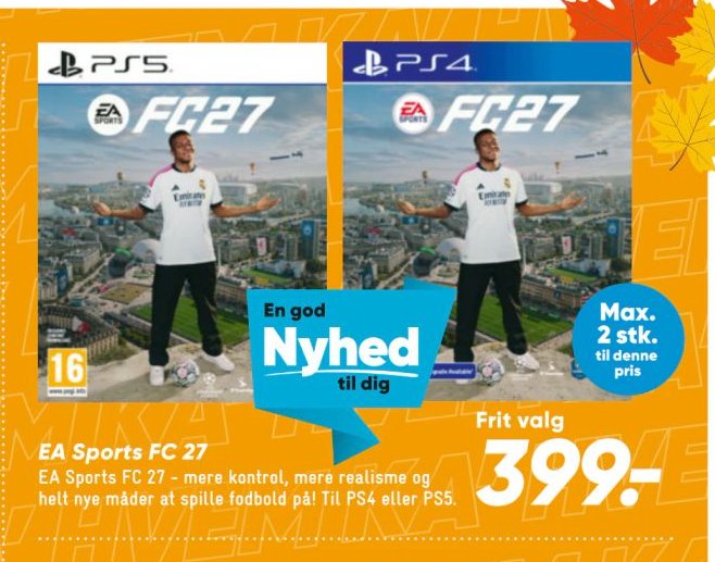 EA Sports FC 27 - Til PS4 eller PS5 – Bilka