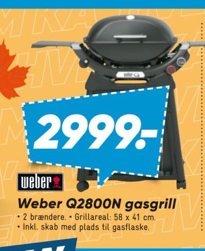 Weber Q2800N gasgrill – Bilka