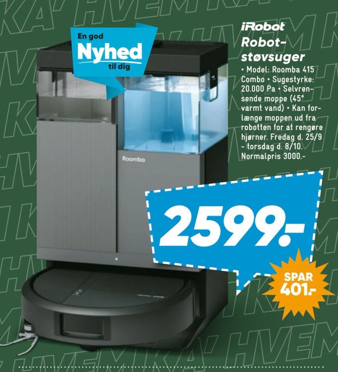 iRobot Robotstøvsuger – Bilka