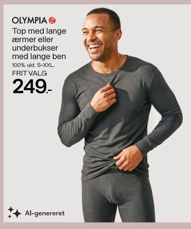 Top med lange ærmer eller underbukser med lange ben – Bilka