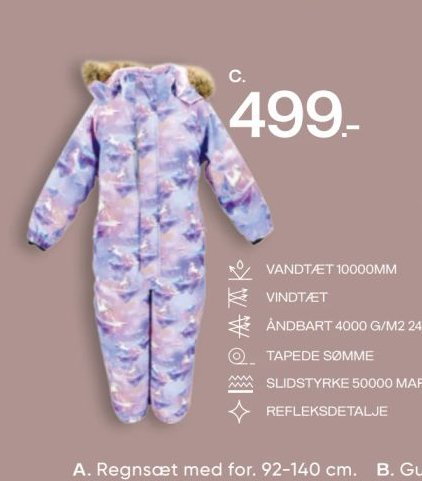 D. Flyverdragt. 92-140 cm. – Bilka