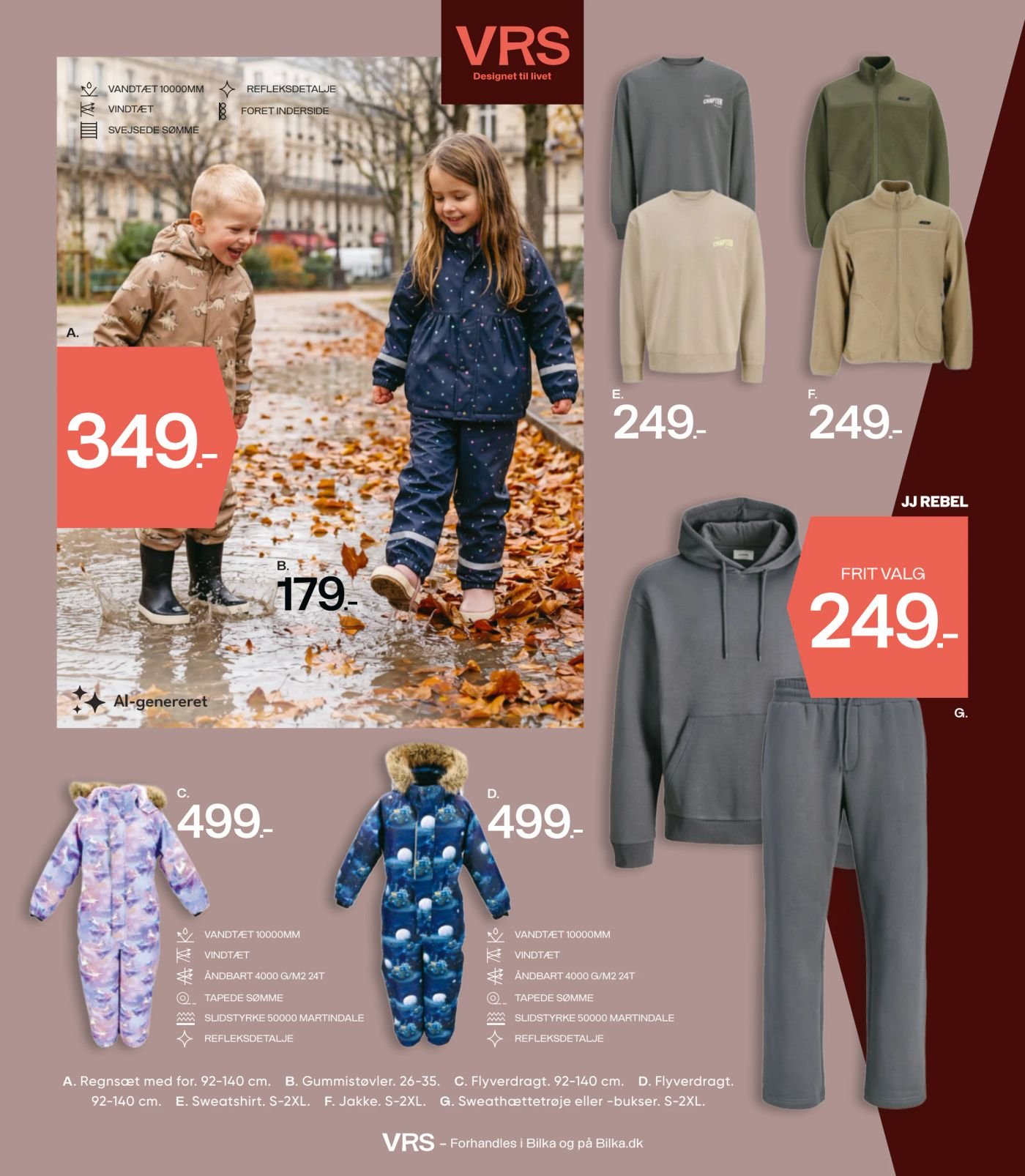 F. Jakke. S-2XL. – Bilka