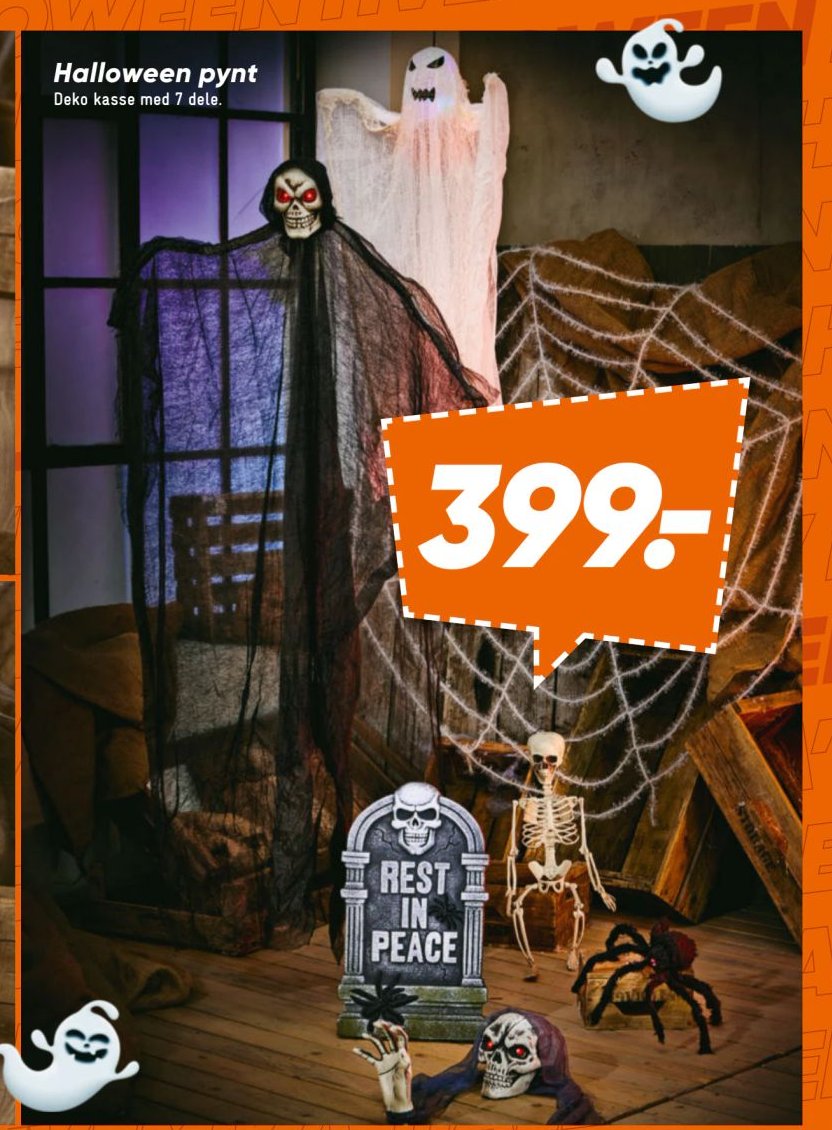 Halloween pynt – Bilka