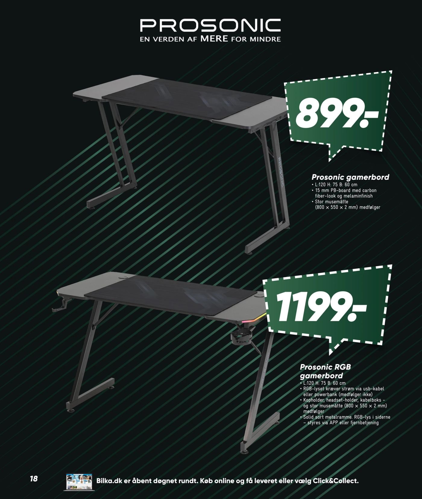 Prosonic gamerbord – Bilka