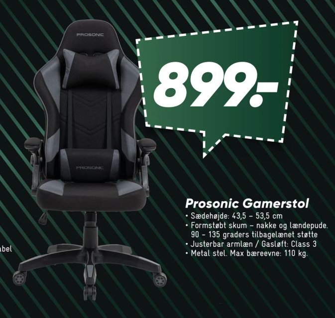 Prosonic Gamerstol – Bilka