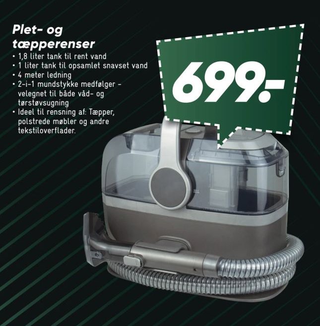 Plet- og tæpperenser – Bilka