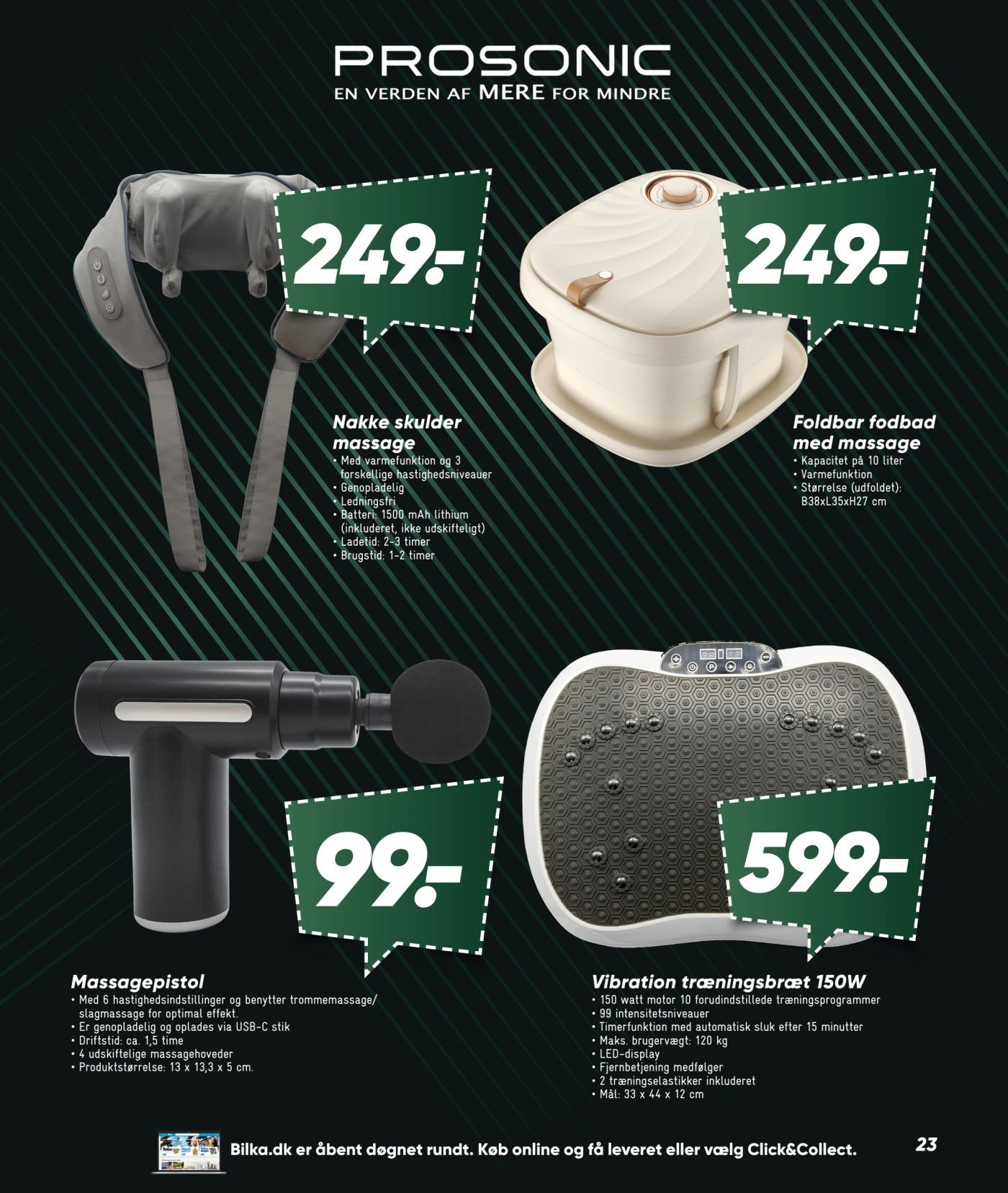 Vibration træningsbræt 150W – Bilka