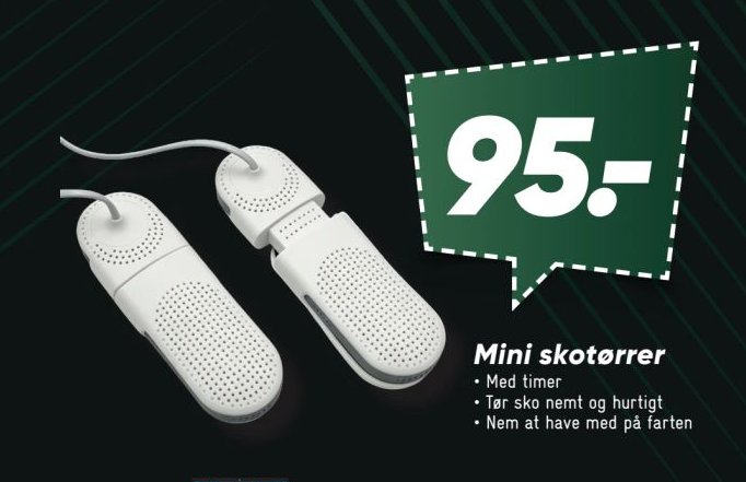 Mini skotørrer – Bilka