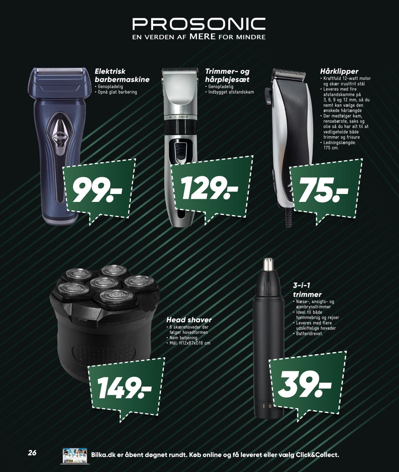 Trimmer- og hårplejesæt – Bilka