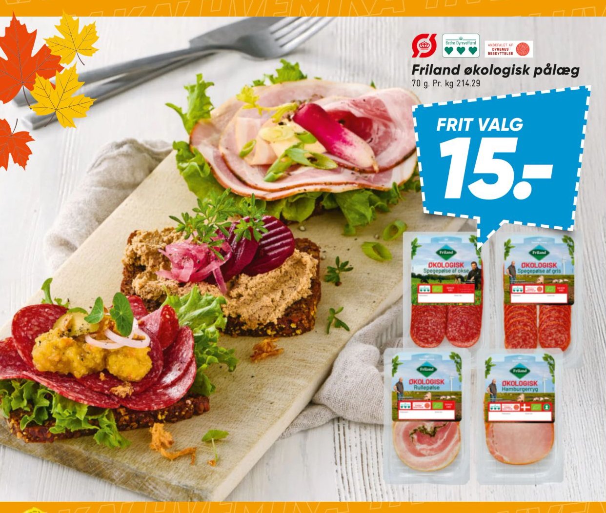Friland økologisk pålæg 70 g – Bilka