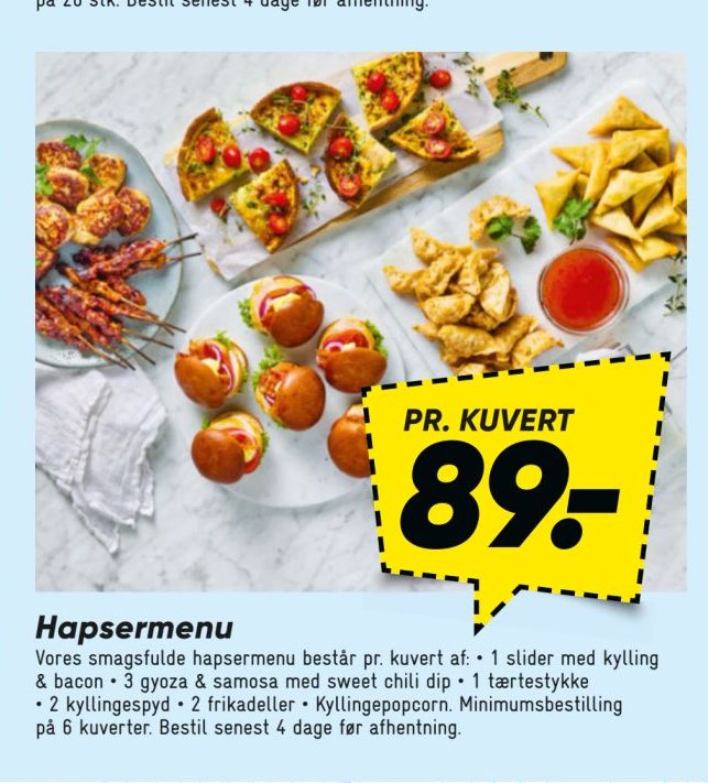 Hapsermenu – Bilka