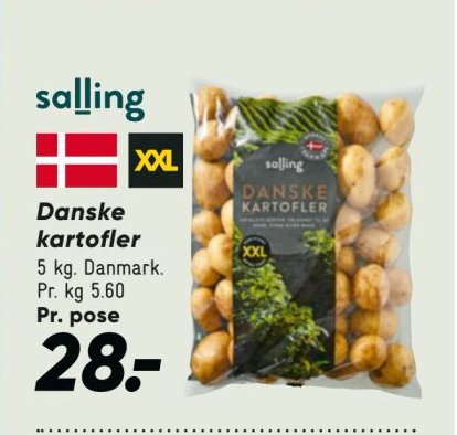 Danske kartofler – Bilka