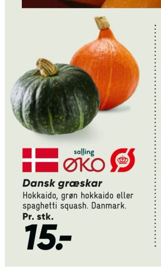 Dansk græskar – Bilka