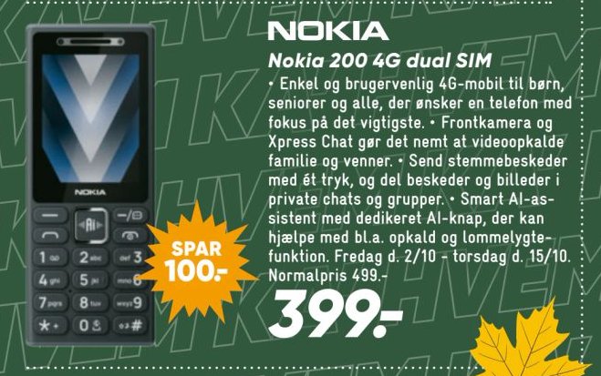 Nokia 200 4G dual SIM – Bilka