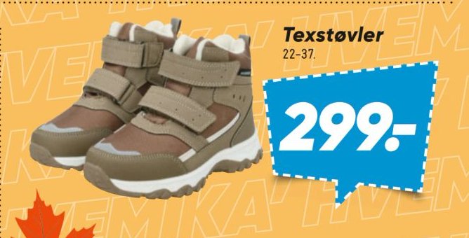 Texstøvler 22-37. – Bilka