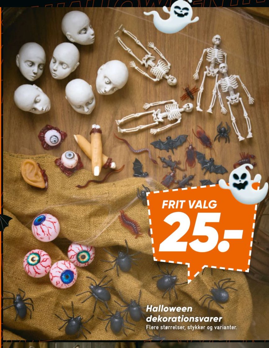Halloween dekorationsvarer – Bilka