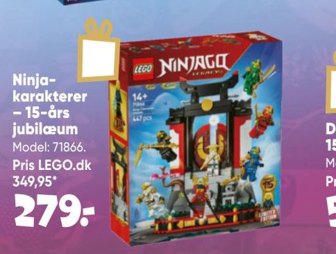 Ninjakarakterer – 15-års jubilæum – Bilka