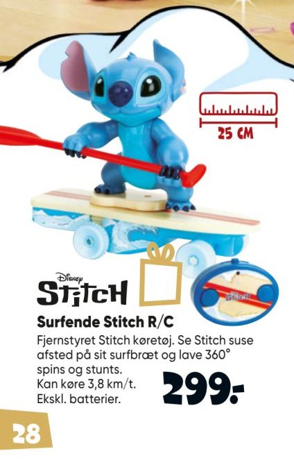 Surfende Stitch R/C – Bilka