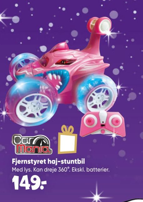 Fjernstyret haj-stuntbil – Bilka