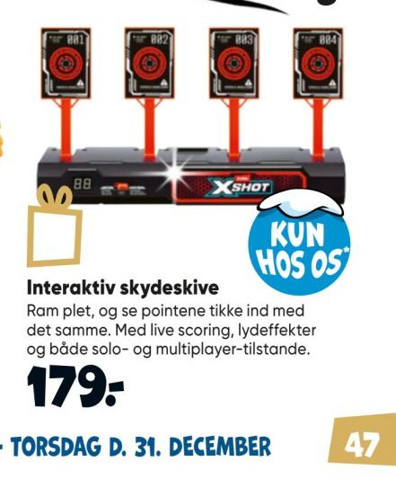 Interaktiv skydeskive – Bilka