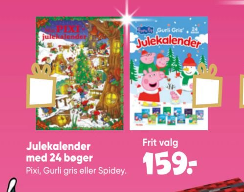 Julekalender med 24 bøger – Bilka