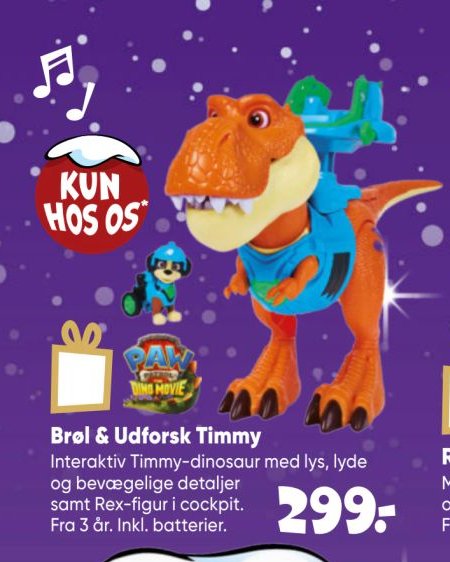 Brøl & Udforsk Timmy – Bilka