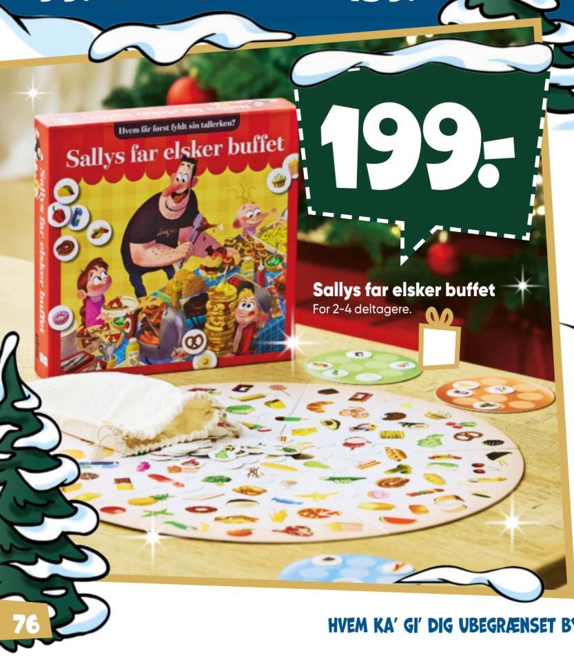 Sallys far elsker buffet – Bilka
