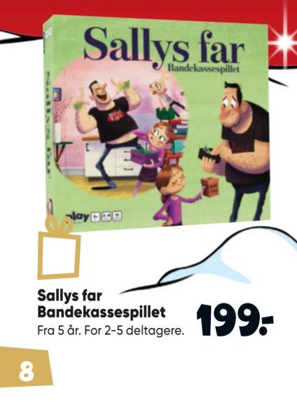 Sallys far Bandekassespillet – Bilka