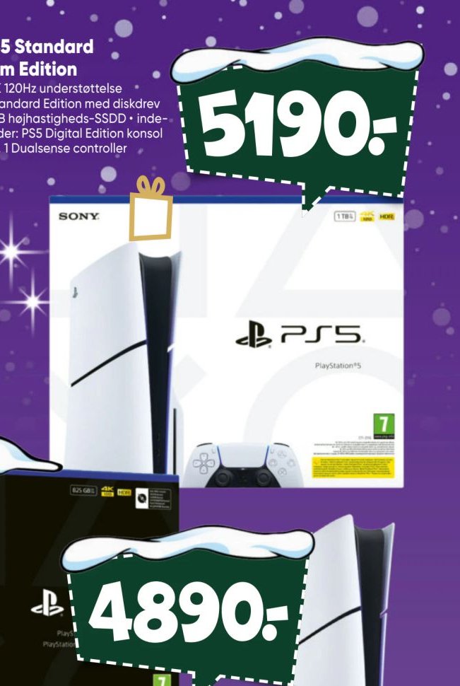 PS5 Standard Slim Edition – Bilka