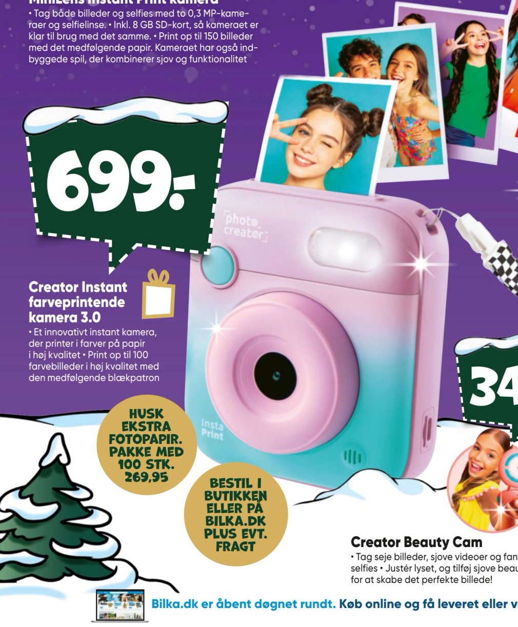 Creator Instant farveprintende kamera 3.0 – Bilka