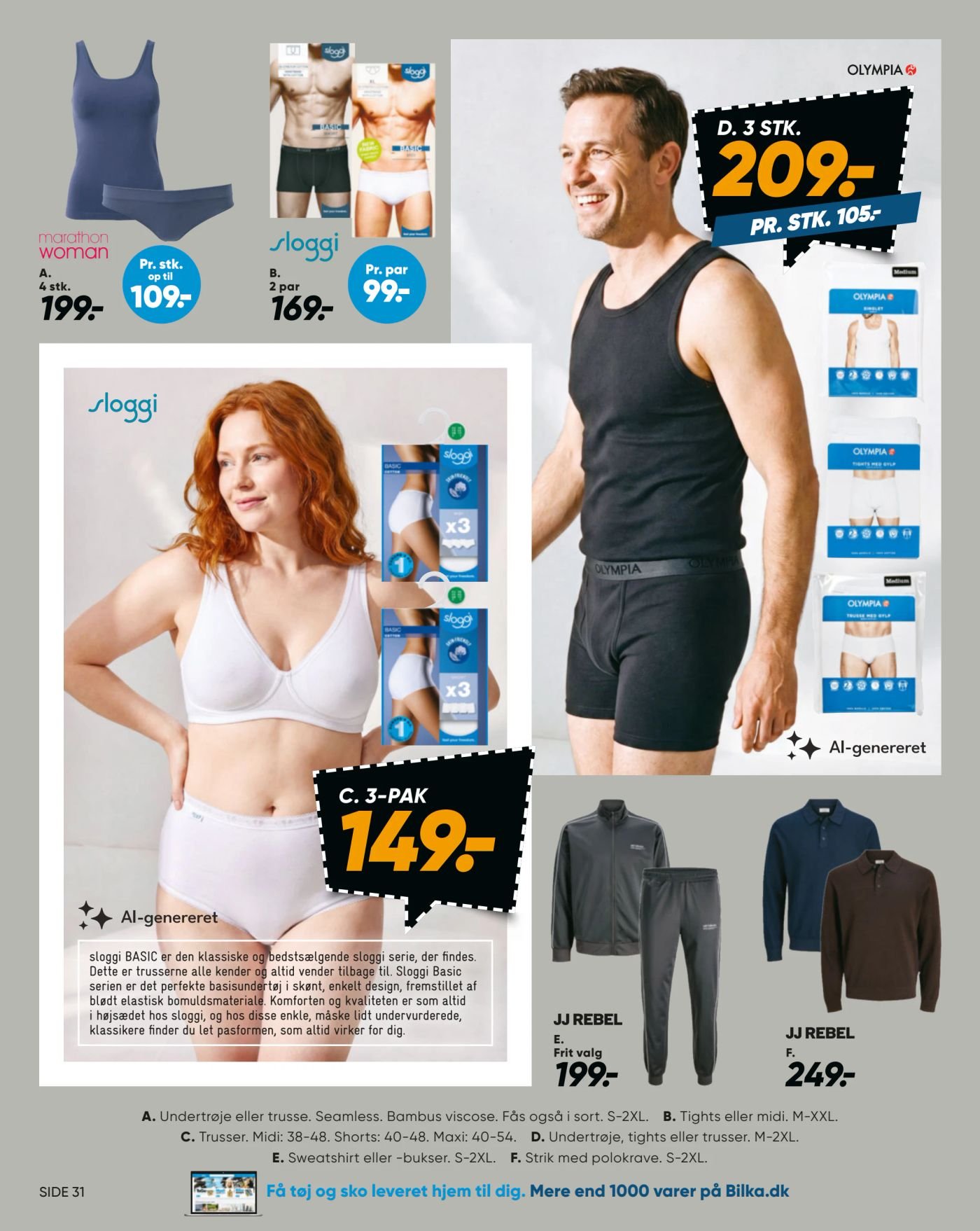 marathon woman A. 4 stk. – Bilka