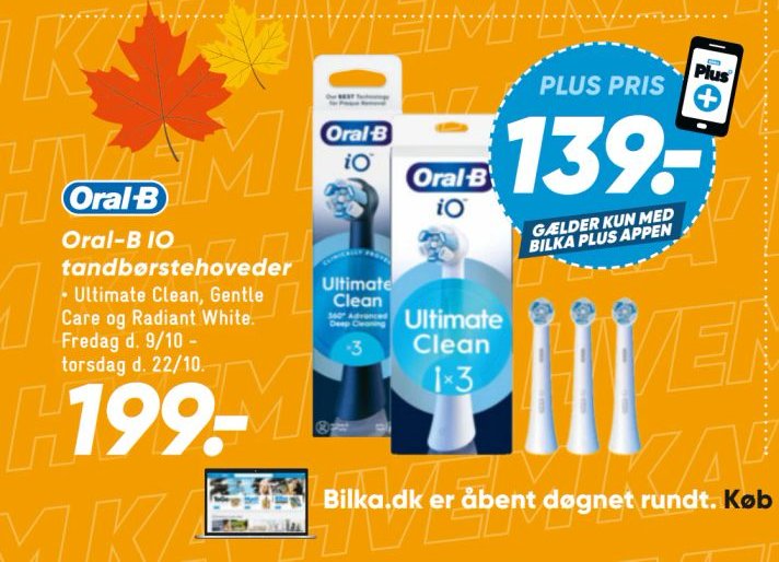 Oral-B IO tandbørstehoveder – Bilka