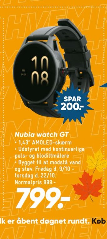 Nubia watch GT – Bilka