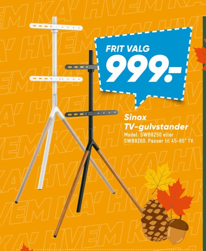 Sinox TV-gulvstander – Bilka