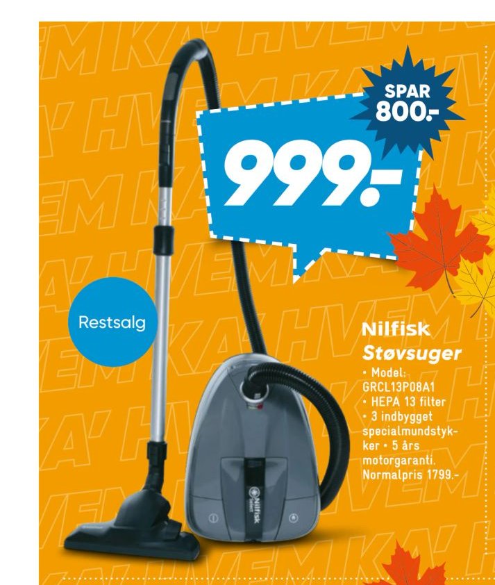 Nilfisk Støvsuger – Bilka