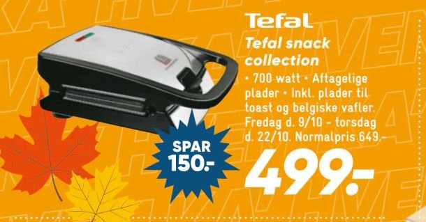 Tefal snack collection – Bilka
