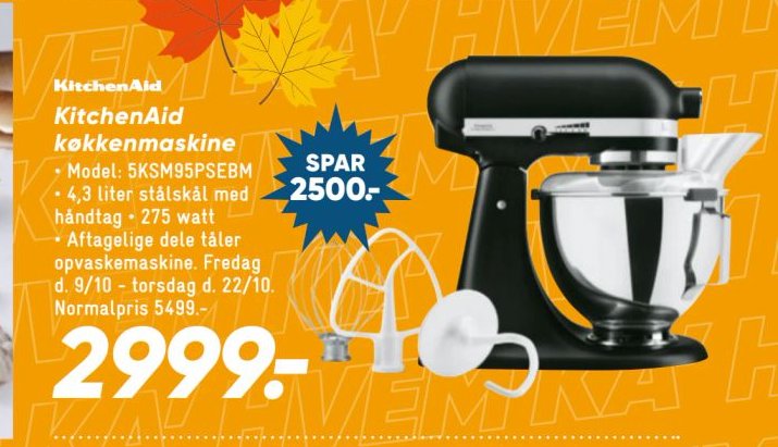 KitchenAid køkkenmaskine – Bilka