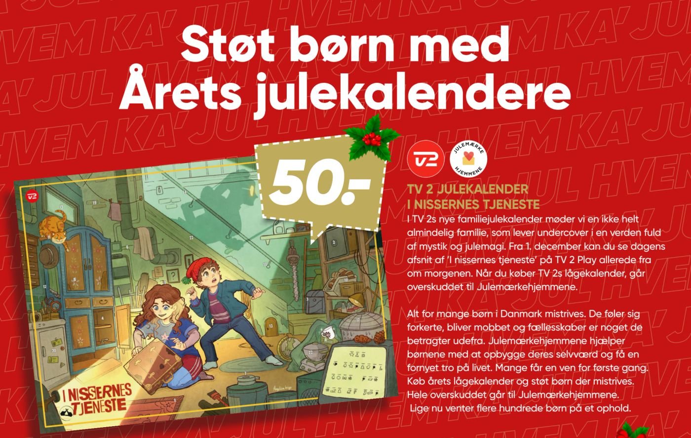 TV 2 JULEKALENDER I NISSERNES TJENESTE – Bilka