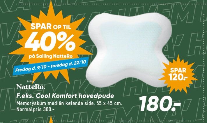 Cool Komfort hovedpude – Bilka