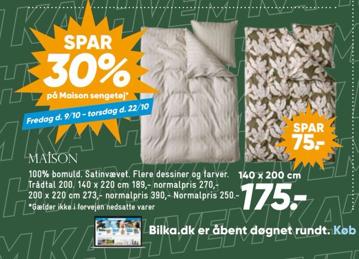 Maison sengetøj – Bilka