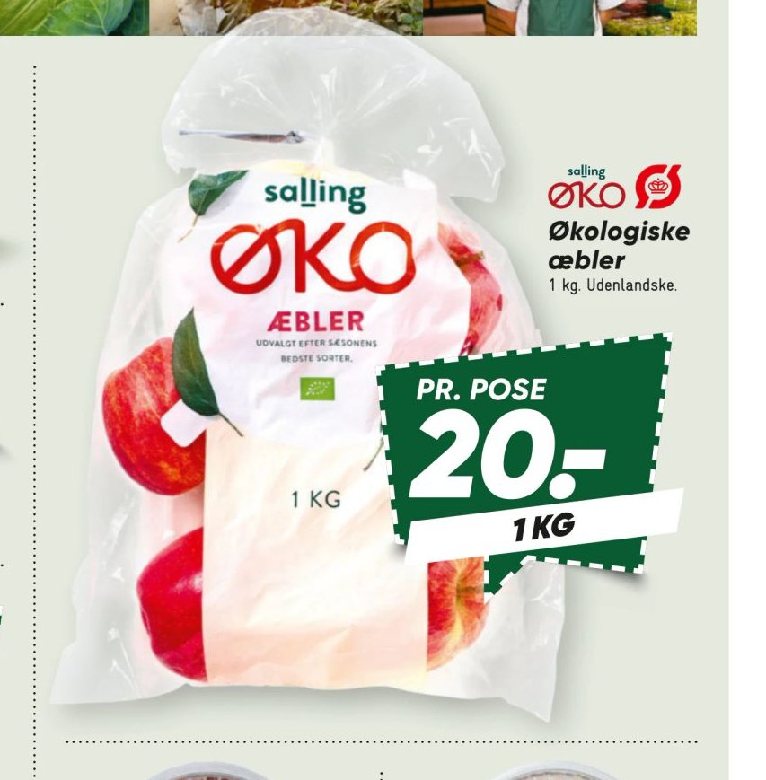 Økologiske æbler – Bilka