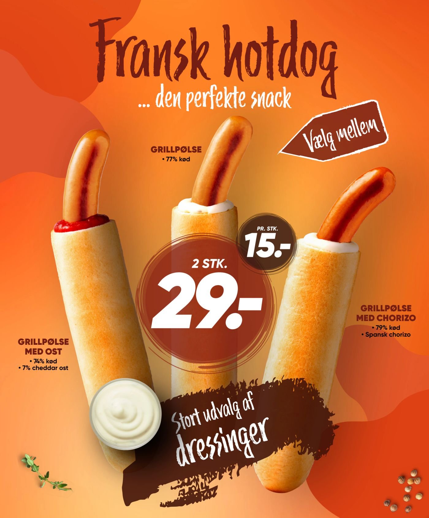 Fransk hotdog – Bilka