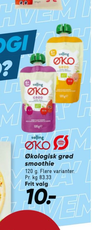 Økologisk grød smoothie – Bilka