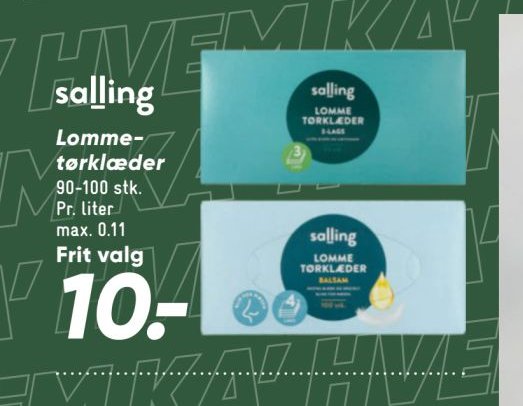 salling Lommetørklæder – Bilka