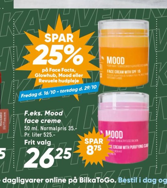 Mood face creme – Bilka