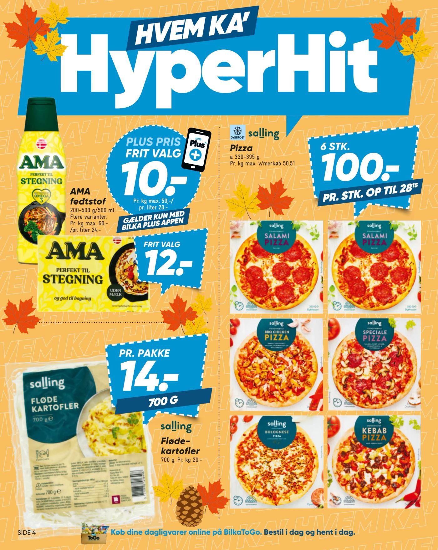 AMA fedtstof 200-500 g/500 ml Flere varianter – Bilka
