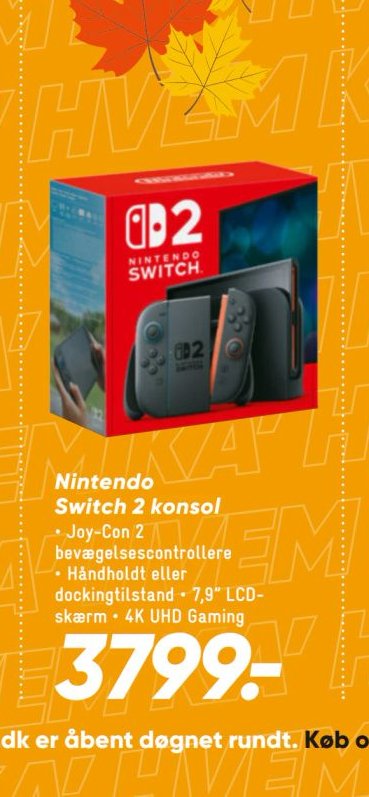 Nintendo Switch 2 konsol – Bilka