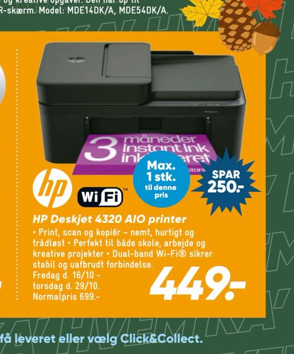 HP Deskjet 4320 AIO printer – Bilka