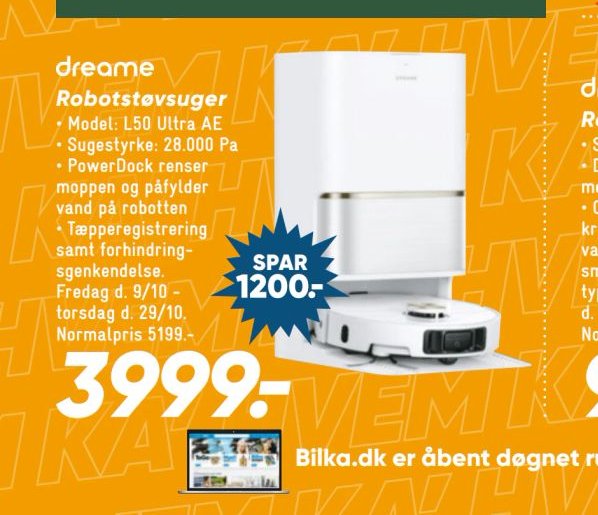 dreame Robotstøvsuger – Bilka