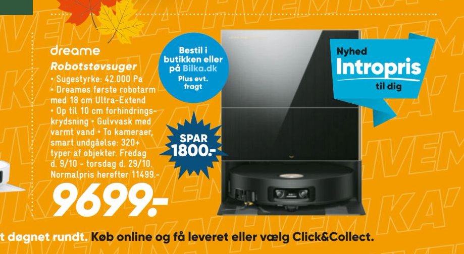 dreame Robotstøvsuger – Bilka